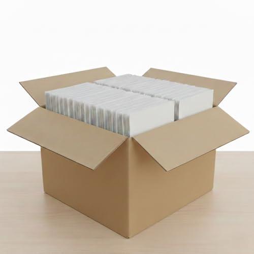 White Paper Bags 6x6.5" - Restaurant Takeout Sandwich Bags for Fast Food, Deli, Food Truck - 1000 Count Bulk - style: Large White