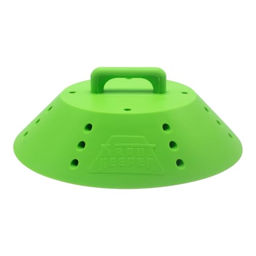 Fermentaholics KrautKeeper™ Silicone Fermentation Weight – Keeps Veggies Submerged in ½-Gallon & 1-Gallon Jars, Fits 6.3" Diameter, Reusable. For Fermented Foods, Sauerkraut, Kimchi, Pickles & More