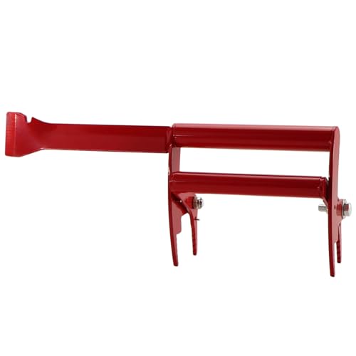 Beehive Frame Grip Beekeeping Bee Hive Splint Nest Frame Holder Capture Grip Clip with Scraper Apiculture Stainless Steel Honeycomb Spleen Lifter | Red - color: Red