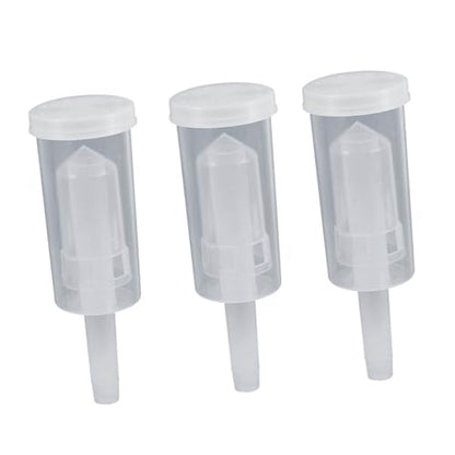 LABRIMP 3pcs Fermentation Gas Valve Kit for Homebrew Wine Cider Secondary Fermenting Supplies - size: 12.00X3.80X3.80CM