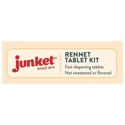 Junket Rennet Tablets 0.23oz Box (8 Tablets) - size: 8 Count (Pack of 1)