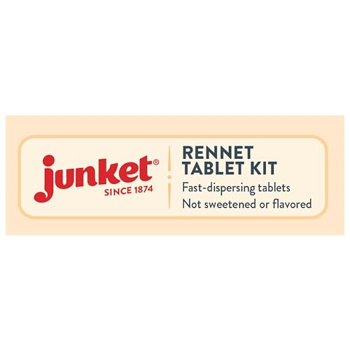 Junket Rennet Tablets 0.23oz Box (8 Tablets) - size: 8 Count (Pack of 1)