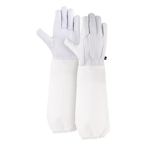 Premium Goatskin Leather Beekeeper Gloves #659 - size: Large