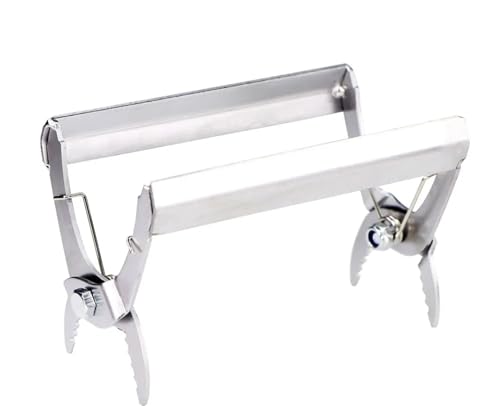 Bee Hive Frame Grip Stainless Steel Bee Frame Clip Beekeeping Clamp Tools Nests Box Holder Capture Beehive Equipment Queen Rearing System Tool for Beekeeeper(Silver2) - color: Silver2