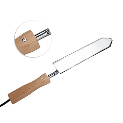 Electric Beekeeping uncapping Knife for Beekeeper bee Keeper Honey Wax Scraper, Stainless Steel Honey uncapping Cutter Tool with Efficient Heating, Time Saving (US Plug)