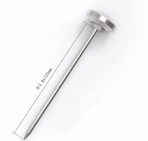 Instant Read Pocket Thermometer, 1 Inch Stainless Steel Dial, 1 Piece | For Coffee, Milk Frothing, Chocolate, Drinks, Includes Calibration Sleeve