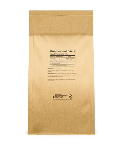 Pure Original Ingredients Calcium Carbonate (5 lb) Dietary Supplement, Food Preservative, Acid Neutralizer - size: 80 Ounce (Pack of 1)