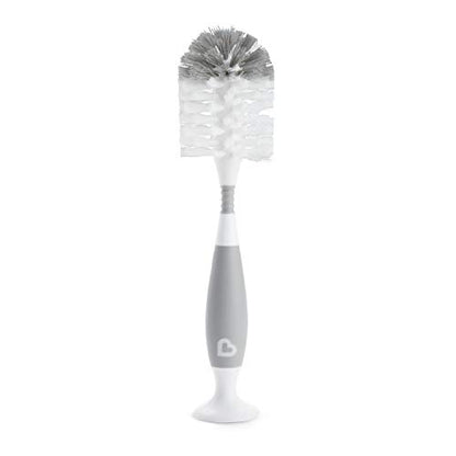 Munchkin® Bristle™ Bottle Brush, Grey (Pack of 2) - color: Gray, size: 1 Count (Pack of 2)