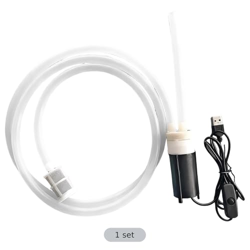 Electric Wine Pump with USB Power, Auto-Siphoning Brew Device, 3.3 Ft Hose, One-Button Operation, 3.9 X 1.4 in, for Home Brewing
