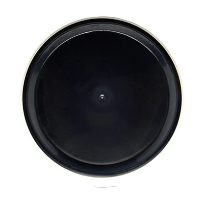G.E.T. CR-0120-BK-EC Round Food Storage Crock w/ Lid, 1.2 Quart, Black (Set of 4) - color: black, size: 1.2 quart, style: Set of 4