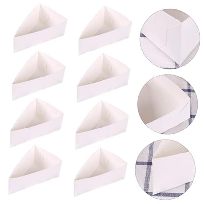 STOBAZA Dessert Storage Boxes 20 Pack Paper Cake Boxes Nonslip Base Ideal for Cheese Cake
