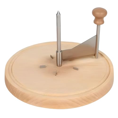 Manual Cheese Shaver, Wooden Base Cheese Slicer, Multi-Purpose Cutter Board For Chocolate,Cheese, Truffles, Stainless Steel Cutter