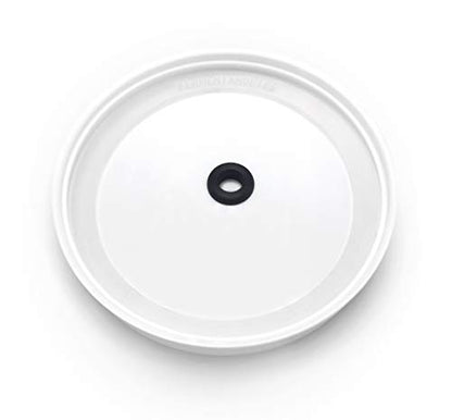 Airtight One Gallon Standard Fermentation Lid Gasket with Airlock - Turns Gallon Jar Into A Fermenter - Hard Kombucha, Beer, Wine, Cider, (3-Piece Airlock)