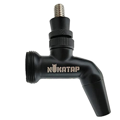 Nukatap SS Forward Sealing Beer Faucet (Stealth Bomber/Matte Black)