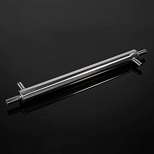 Fdit Cooler Distiller Condenser, 304 Stainless Steel External Cooling Pipe Tube for Home Brewery