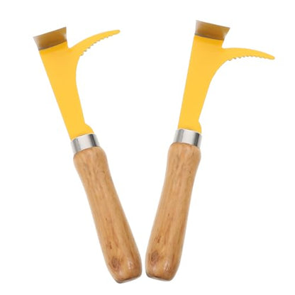 2pcs Handle Beehive Scraper Professional Beekeeping Tool for Hive Bodies and Scraping Frames Convenient and Sturdy Beekeeping Equipment