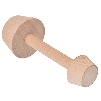Aramox Double Sides Egg Tart Mold Wooden Mini Pie Maker for DIY Egg Tarts Muffins Pecan Pies Cheesecakes Desserts with Composite Wood Material