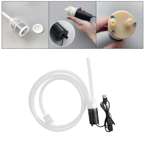Automatic Siphon Pumps For Home Brewing Quiet Operations Silicone Construction Wine Beer Transfer Electric Wine Transfer - size: 2m