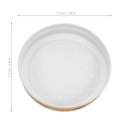 5pcs Bee Feeder Lids for Beehive Entrance Watering Station Replacement Covers Beekeeping Feeding Enhancer Tools for Syrup Feeder and Hive Water Dispenser