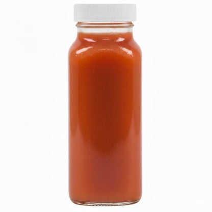 kitchentoolz 8oz Square Glass Juice Shot Bottle with Lid – 4 Pack 8 oz Milk Glass Bottles with Lids for Lunch Box, Airtight Reusable Drinking Jars for Smoothies, Yogurt, Kefir, Juice & Water - color: 8oz, style: 4 Pack