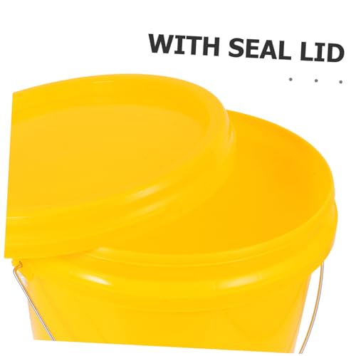 IMIKEYA Food-Grade Fermenting Bucket for Plastic Fermentation Container Handle for for Family Wine and Beverage Brewing