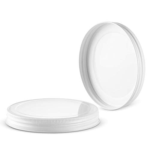 1 Gallon Glass Jar With Lid – Large Glass Jar With Airtight Metal Lids - USDA Approved BPA-Free Dishwasher Safe, Wide Mouth Sun Tea Jar, Gallon Mason Jar for Storage, Fermenting, And Brewing (2 Pack)
