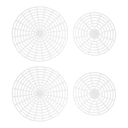 4pcs Fermentation Weights: Plastic Fermenting Weights for Wide Mouth Mason Jars- Fermenting Lid Kit Pickling Mesh Press Plate for Kimchi Sauerkraut