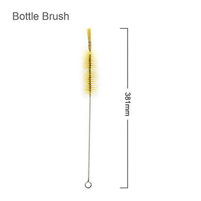 ULAB Scientific Lab Cleaning Brush Set, 7 Sizes for Different use, one Beaker Brush, one Buret Brush, one Cylinder Brush, Four Tube Brushes, UCB1001
