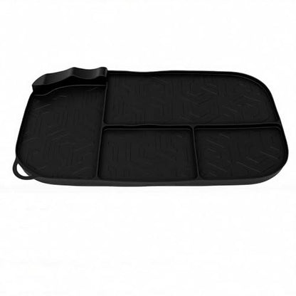 Reusable Silicone Air Fryer Liner 16.5x9 Inch Non Stick Heat Counter Mat for, Oil Draining Pad for Kitchen Countertops and Appliances