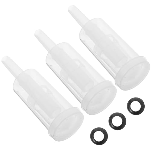 6pcs Home Brew 3pcs Water Valves with Grommets, Plastic Airlocks for Beer and Wine Fermentation Accessories Random Color