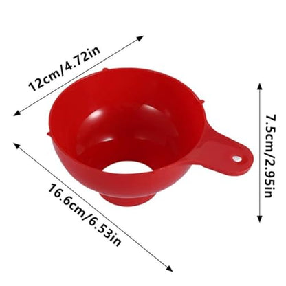 Wide Mouth Plastic Funnel – Canning Funnel for Mason Jars, Transfer Liquid Dry Ingredients Oil Coffee Beans Spice Blends, Kitchen Accessory for Filling Bottles Bags (Green) - color: Green
