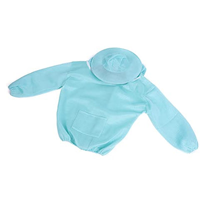 Breathable Beekeeping Suit with Mesh Veil, Beekeeper Jacket Protective Equipment for Beekeepers, Beginners, and Outdoor Use