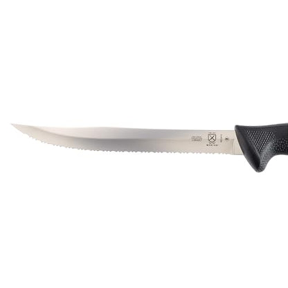 Mercer Culinary Millennia Black Handle Tiger Edge Slicer, 8-Inch - style: Tiger Edge Slicer 8-Inch