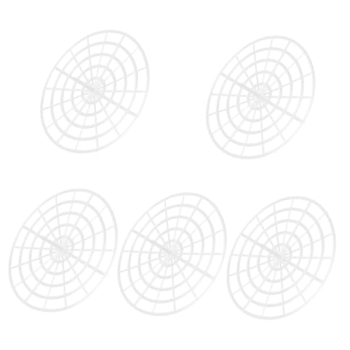 GLEAVI 5pcs Pickle Jar Press Plates Mesh Fermenting Weight Rack for Kimchi Vegetable Pickling Canning Supplies Easy Clean Pressure Fermentation Tool