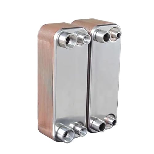 Heat Exchanger, 24 Plates Heat Exchanger Beer Wort Chiller Cooler SUS 304 Stainless Steel For Homebrew Beer(Opposite side) - color: Opposite side