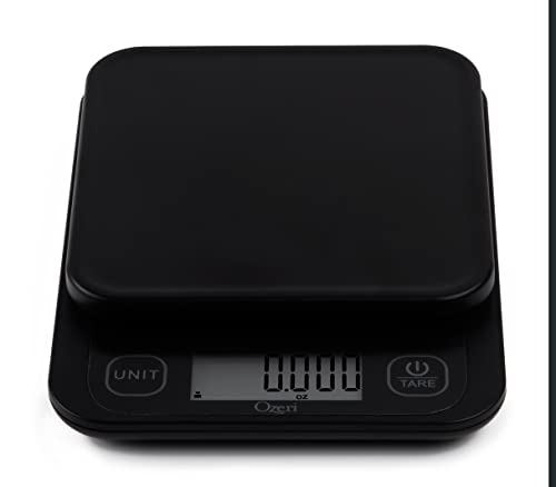 Ozeri Garden and Kitchen Scale II, with 0.1 g (0.005 oz) 420® Variable Graduation Technology® - color: Black