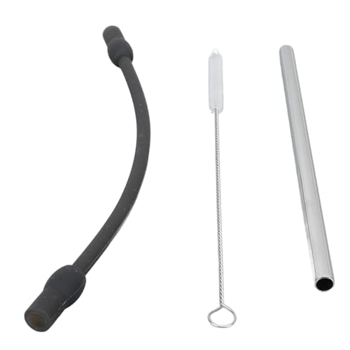 Coffee Machine Replacement Tube Set with 6.8in Cleaning Brush for Frother and 8.6in Automatic Coffee Machine Milk Replacement Hose Compatibility with Siemen Coffee Machine