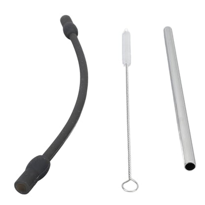 Coffee Machine Replacement Tube Set with 6.8in Cleaning Brush for Frother and 8.6in Automatic Coffee Machine Milk Replacement Hose Compatibility with Siemen Coffee Machine