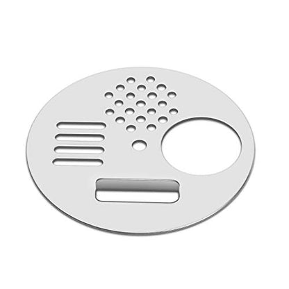 Flexzion Bee Hive Nuc Box Entrance Gate - 12 PCS 2.6 Inch Stainless Steel Bee Hive Entrance Disc & Bee Door with 4 Access Modes - Bee Hive Entrance Gate Disc for Nucleus & Full-Sized Hives - size: 12 pcs