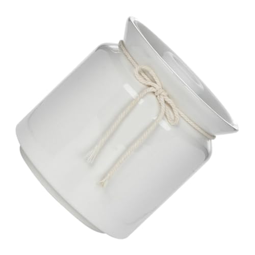 Uonlytech Ceramic Sealed Jar 500Ml Pickle Storage Container Airtight Fermentation Crock for Kimchi Sauerkraut Home Kitchen Use