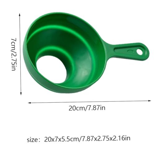 1PCS Wide Mouth Versatile Funnel,Canning Funnels for Kitchen Use Plastic Folding Funnel Telescopic Wide Mouth Large Canned Kitchen Filling Tools Green