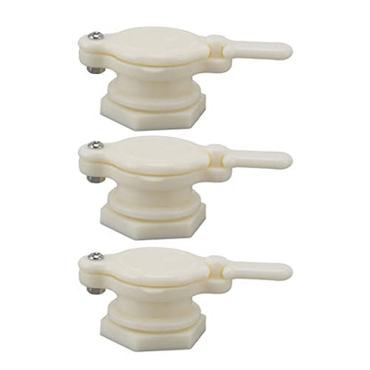 3Pcs Honey Gate Valve, Beekeeping Honey Gate Valve Plastic Bee Honey Bucket Tap Beekeeping Integrated Honey Gate Extractor for Beekeeping