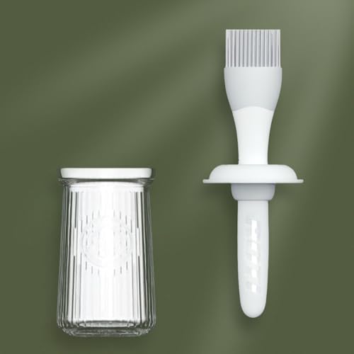 Multi-Purpose Pastry Brush for Kitchen, Baking and Grilling Food Grade Pouring Brush Set - color: Card White