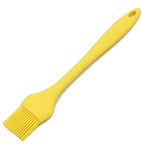 Chef Craft Premium Silicone Basting Brush 10.25 Inch, Yellow - color: Yellow