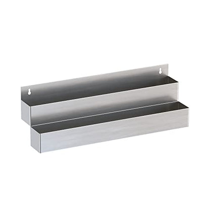 Stainless Steel Double Tier Speed Rail, Liquor Rack, Speed Rack, Bottle Holder - 30 Inch - size: 30 Inch, style: Double Tier