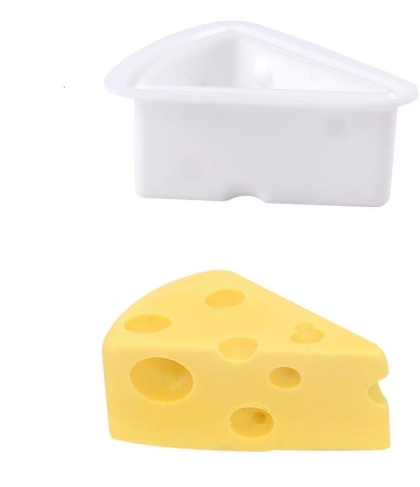 Cheese Shape Silicone Candle Mold Scented Mousse Cake Moulds Soap Mold Chocolate Fondant Pastry Baking Decorating Tools Bakeware