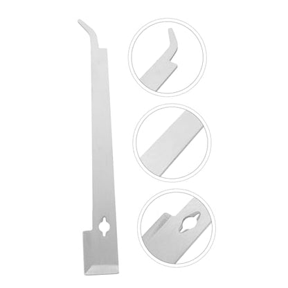 BESPORTBLE 4pcs Stainless Steel Beehive Scraper Tool Curved Multi-Functional Frame Lifter Essential Beekeeping Equipment for Hive Maintenance and Cleaning
