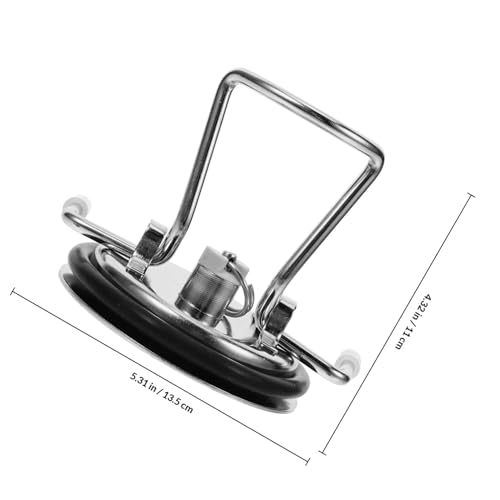 BESPORTBLE Universal Stainless Steel Beverage Keg Lid Metal Storage Keg Cover for Soda and Beer Buckets Suitable for Home Brewing and Beverage Fermentation