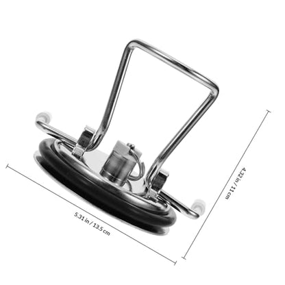 BESPORTBLE Universal Stainless Steel Beverage Keg Lid Metal Storage Keg Cover for Soda and Beer Buckets Suitable for Home Brewing and Beverage Fermentation