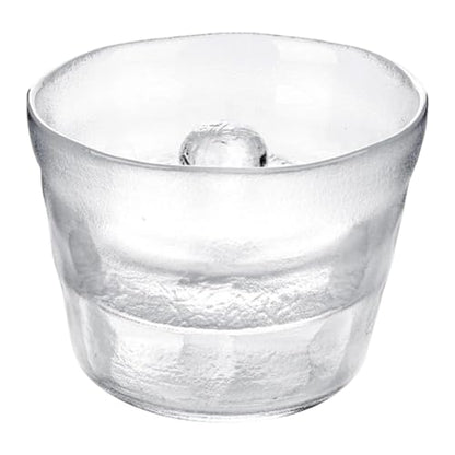 Glass Pickle Jar with Weight Lid Fermentation Kimchi Storage Pickle Pot Container for Sauerkrau Fruit Preservation, 1Pc Height 9.6cm